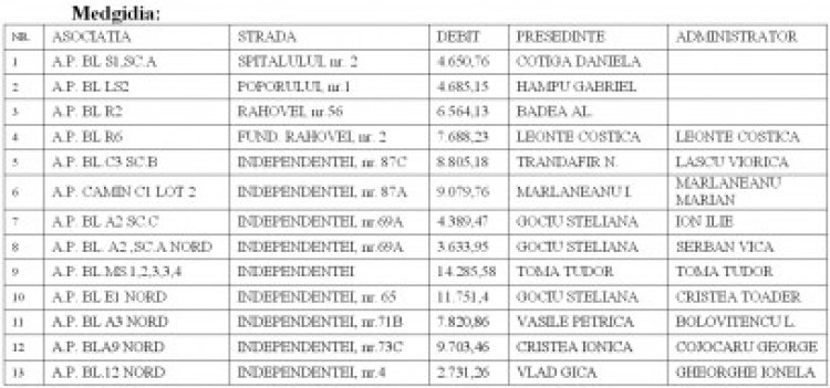 Asociaţiile debitoare din Medgidia rămân fără apă: vine debranşarea peste ele